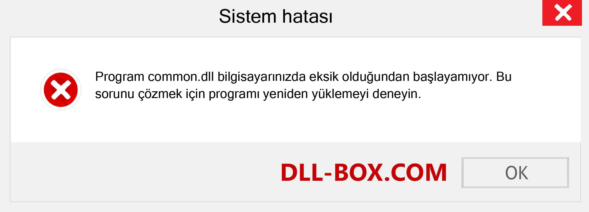 common.dll dosyası eksik mi? Windows 7, 8, 10 için İndirin - Windows'ta common dll Eksik Hatasını Düzeltin, fotoğraflar, resimler